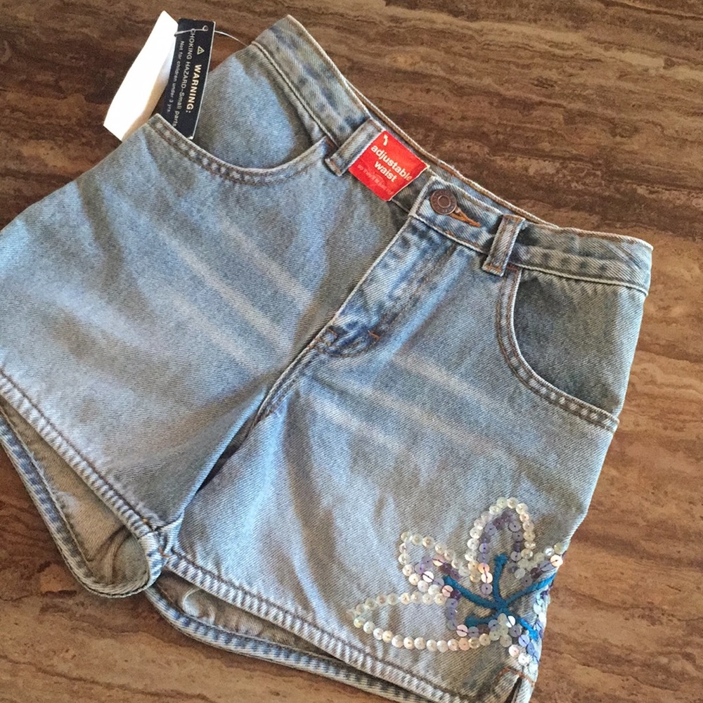 GAP JEAN SHORTS W/ADJUSTABLE WAIST Size 10 Slim